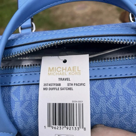 Michael Kors South Pacific Medium Duffle Satchel Crossbody Bag NWT - Picture 3 of 4